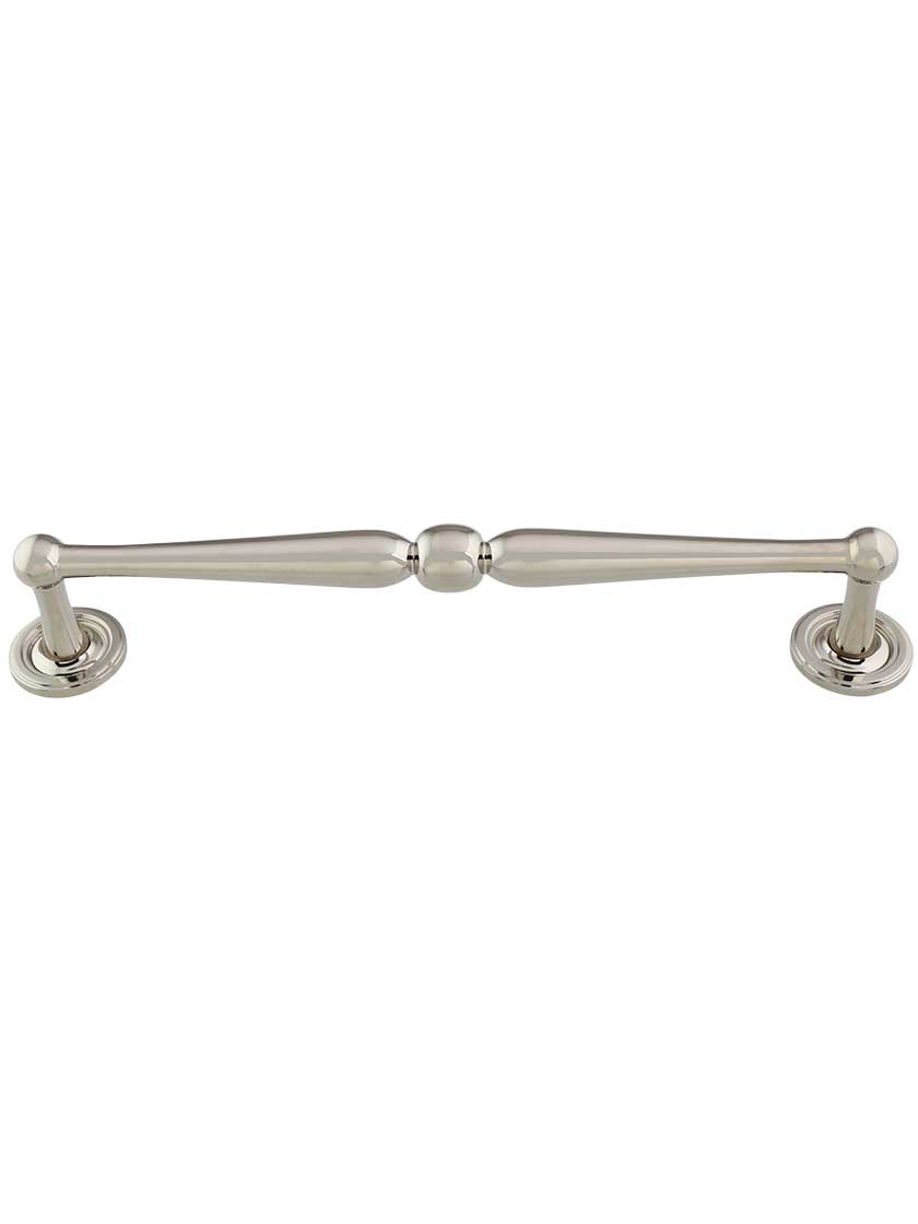 Atherton II Cabinet Pull with Plain Footplates - 8" Center-to-Center